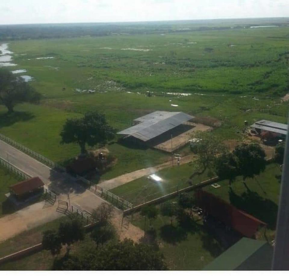 The Chaparralito cattle ranch in Apure, Venezuela.