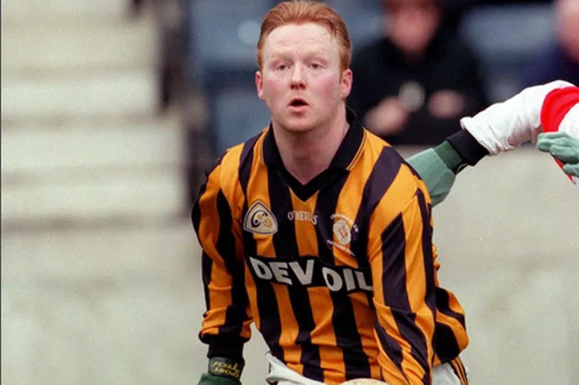 Cathal Short playing for Crossmaglen Rangers in 2000