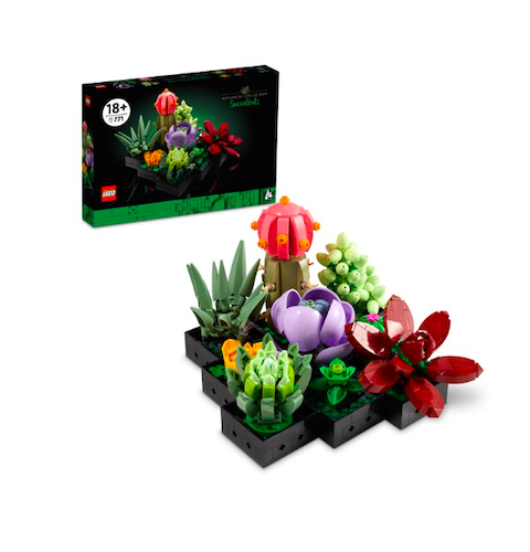 LEGO Succulents Plant Decor Building Kit