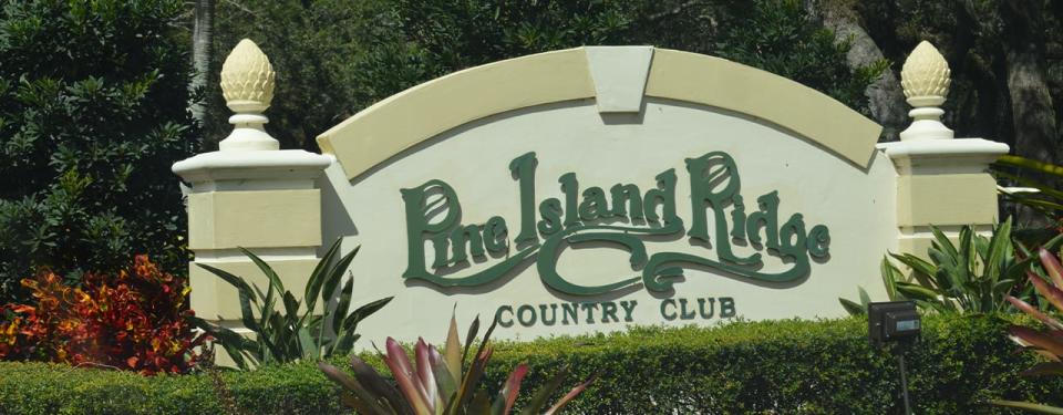 pine island ridge sign