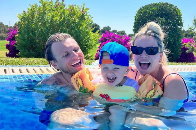 Tommy, Georgia and Brody have been having fun in Spain