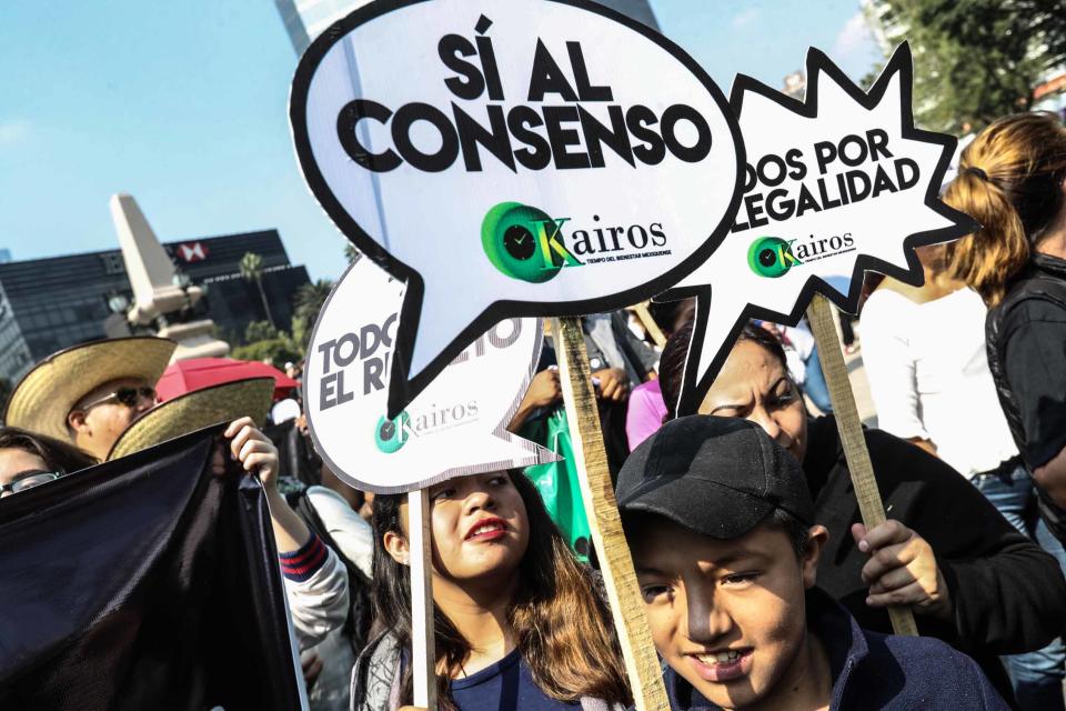 FOTOS | Así fue la 'Marcha Fifí' contra la consulta de López Obrador