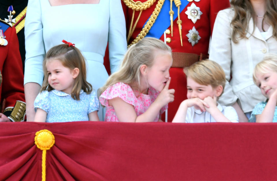 Princess Charlotte, Savannah Phillips and Prince George