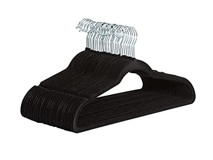 Cobalt Slim-Profile Non-Slip Velvet Hangers (25-Pack)