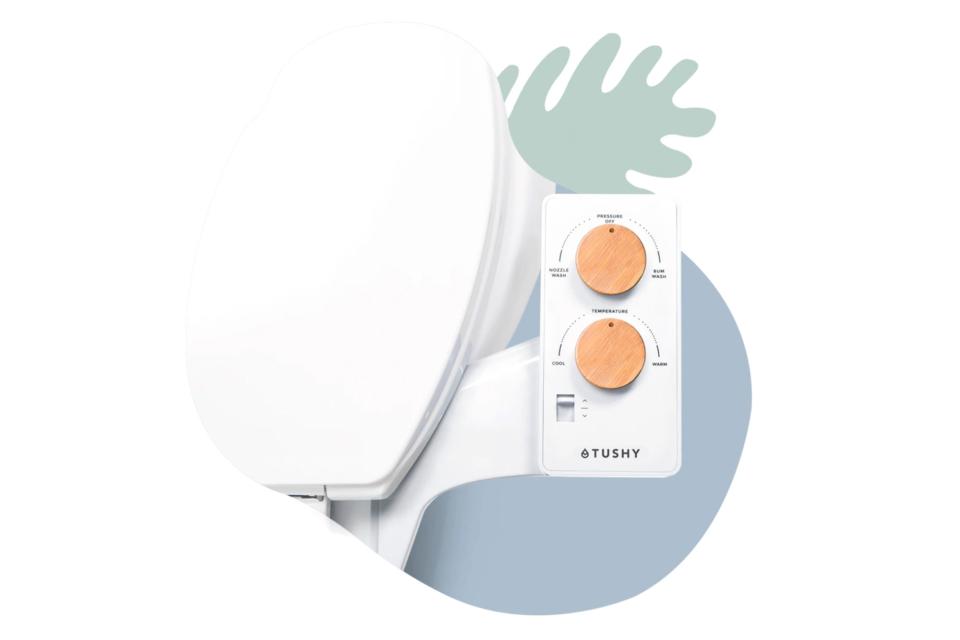 Tushy Spa bidet attachment (was $120, now 20% off with code "FYBER20")