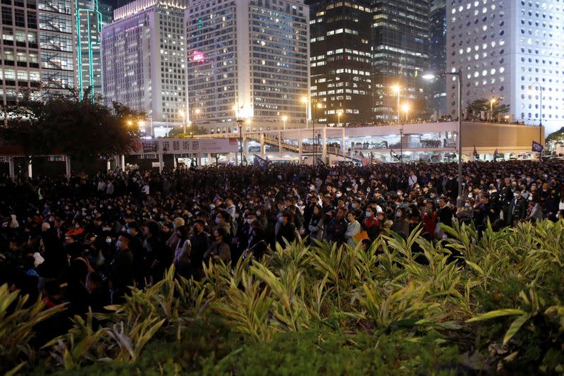 “United We Stand” rally in Hong Kong
