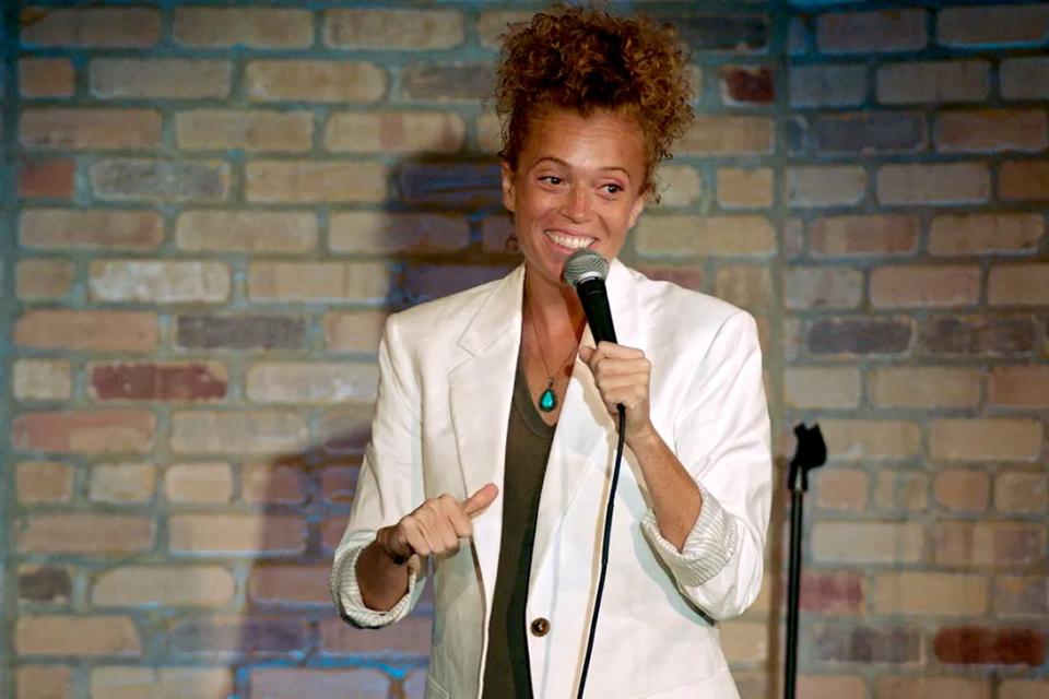 Michelle Wolf in her new Netflix special 'It's Great to Be Here.'