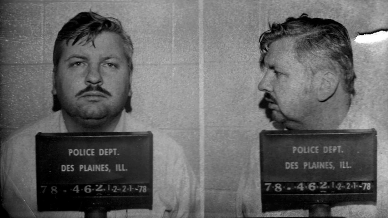 John Wayne Gacy on December 21, 1978, at the Des Plaines Police Department.