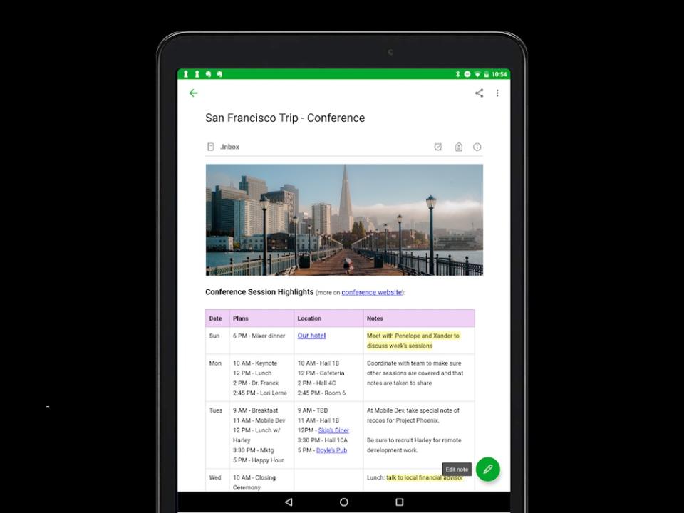 best note taking apps evernote