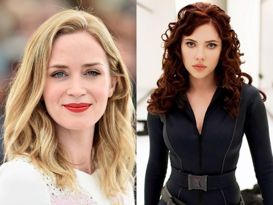 emily blunt black widow