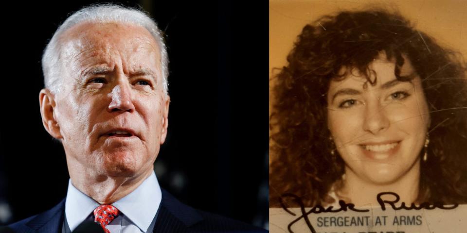 Joe Biden and Tara Reade