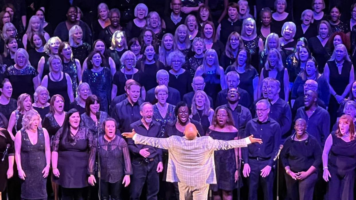 Northants Sings Out choir performing