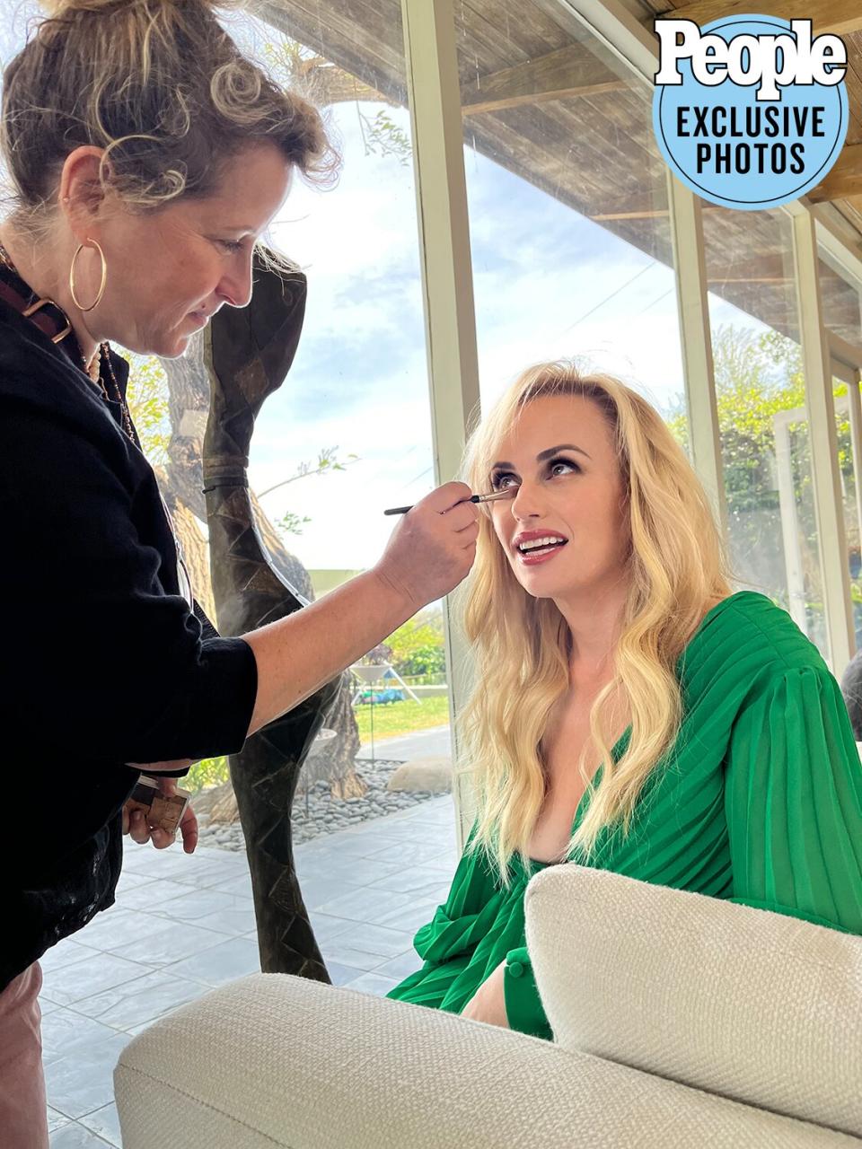 BTS of People's Rebel Wilson shoot with Cliff Watts in Los Angeles, CA, on March 21, 2022.