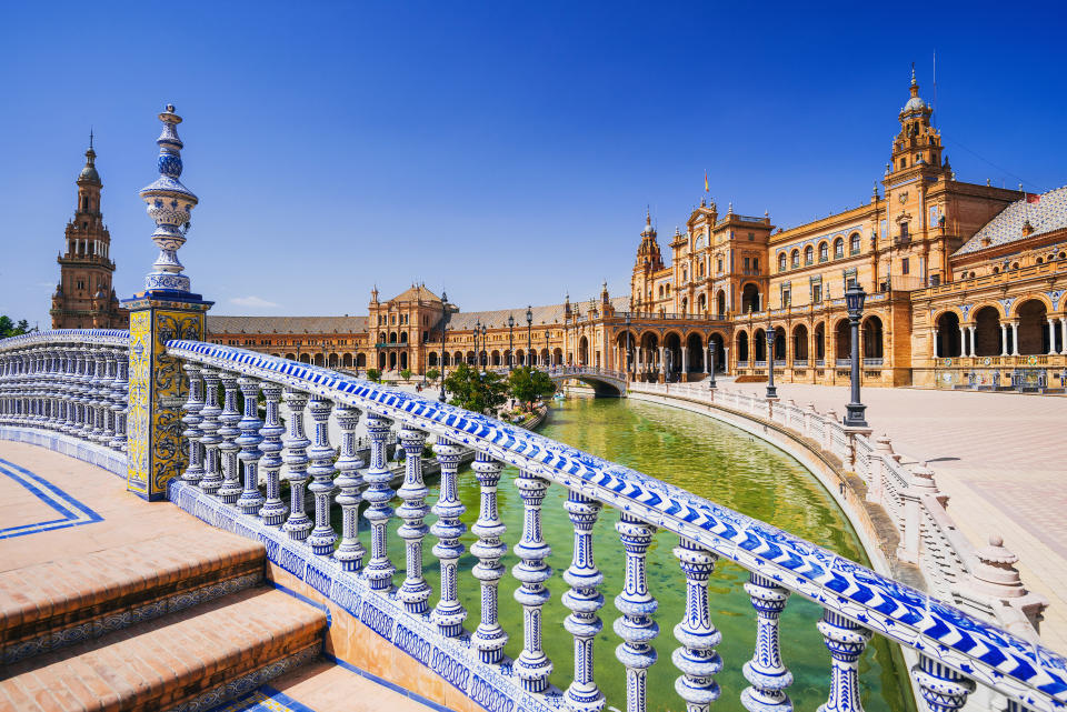 Plaza de España de Sevilla. Foto: Gertty Images.