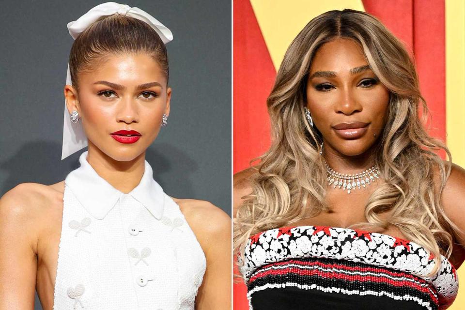 <p>Lia Toby/Getty</p> Zendaya; Serena Williams