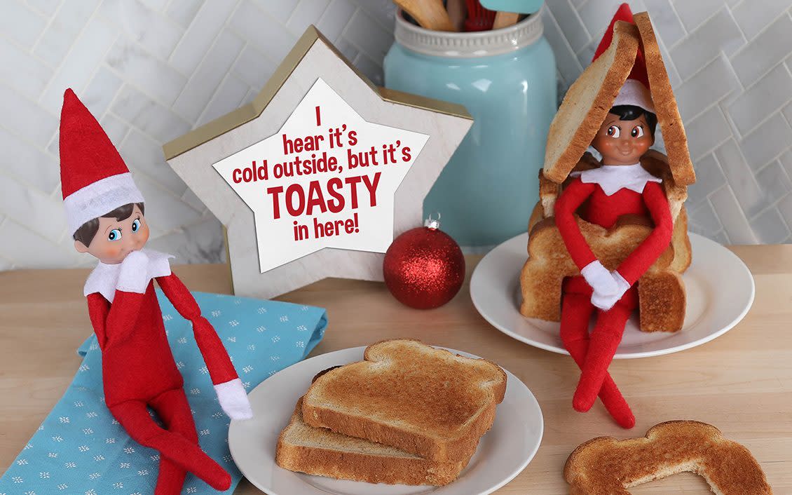 Elf on the Shelf: best places and silly ideas. - ® AND © CCA AND B, LLC. ALL RIGHTS RESERVED