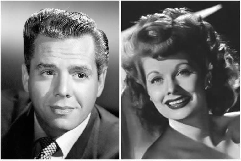 Desi Arnaz y Lucille Ball.