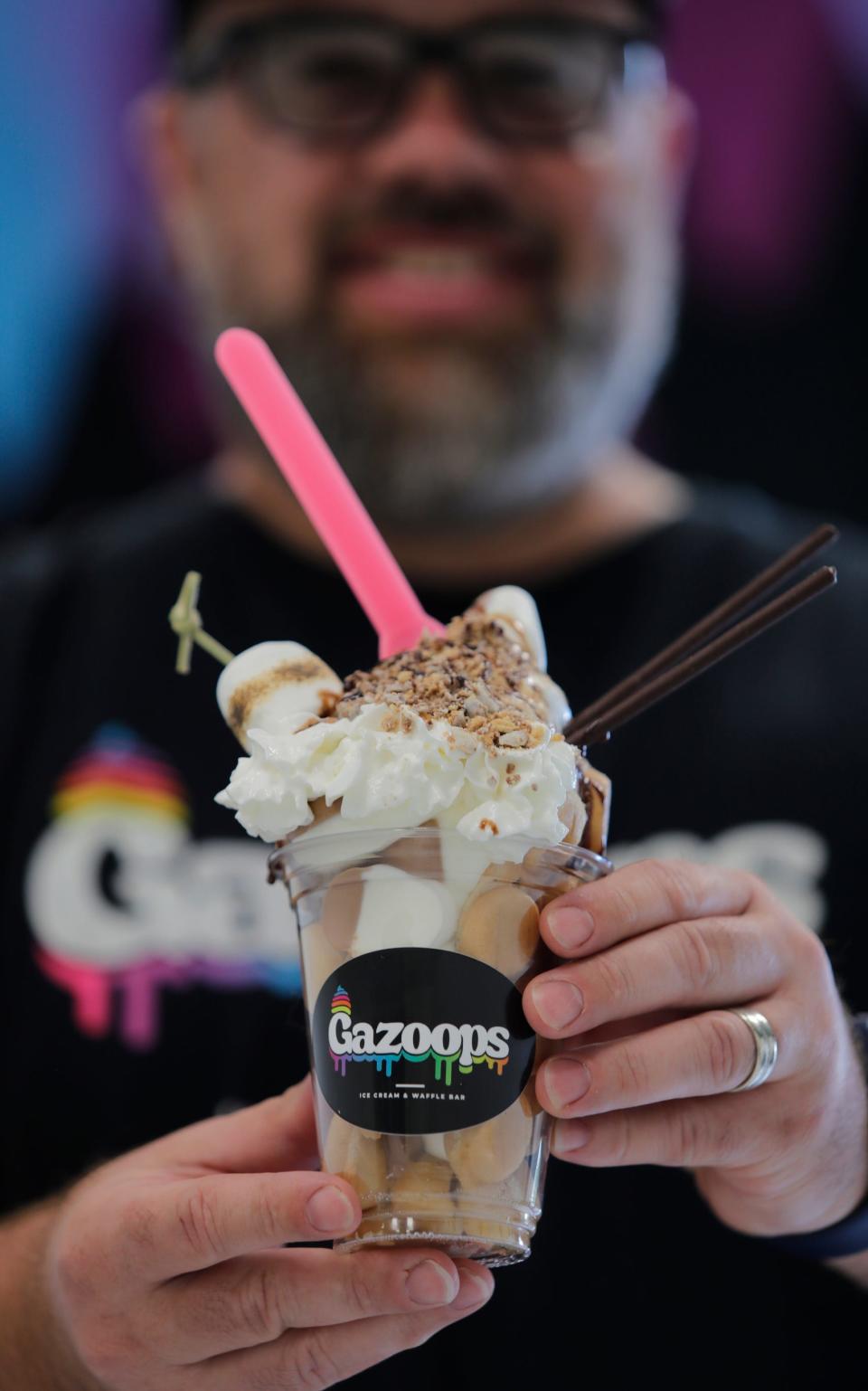 Darren Hussien is the co-owner of Gazoops Ice Cream and Waffle Bar in Cape Coral. "It's a really fun ice cream shop," he said.