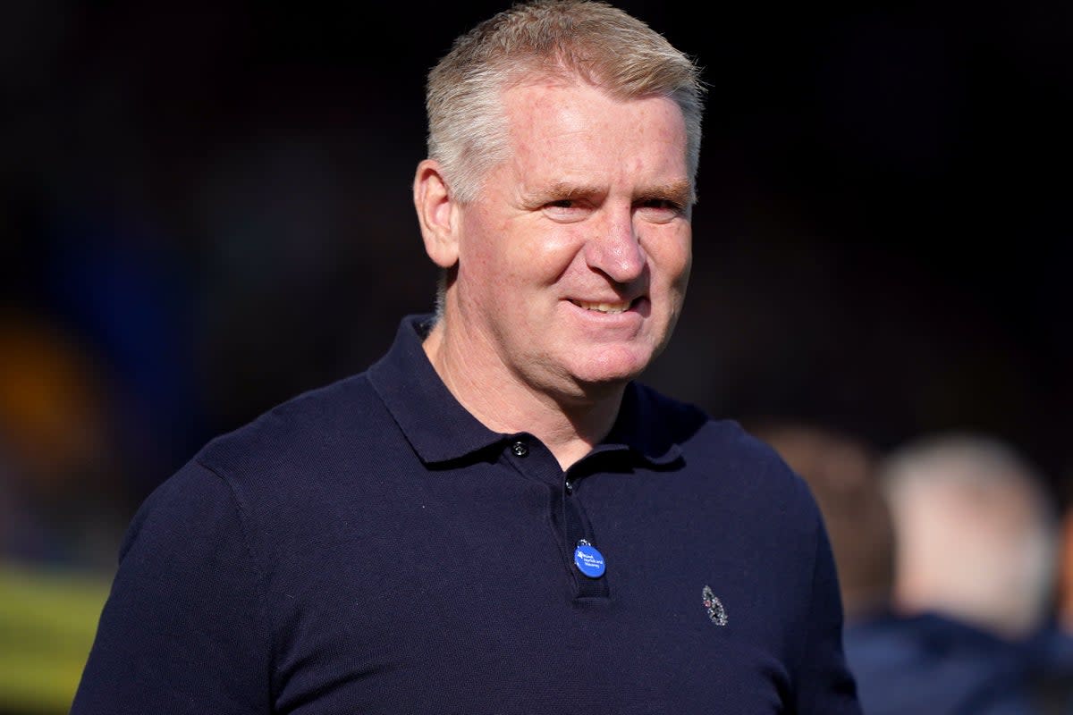 Dean Smith has been appointed Leicester manager until the end of the season (Joe Giddens/PA) (PA Archive)