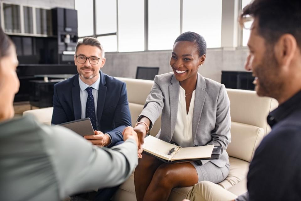 “Speaking candidly will allow your personality to shine,” said Slattery. “If you have a connection or commonality with the hiring manager, you could point that out. Getty Images/iStockphoto