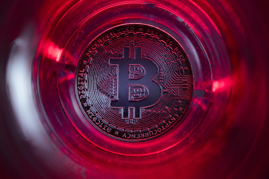 Bitcoin schreibt rote Zahlen.