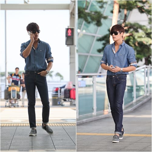 Choi Jin hyuck to show off stylish airport fashion