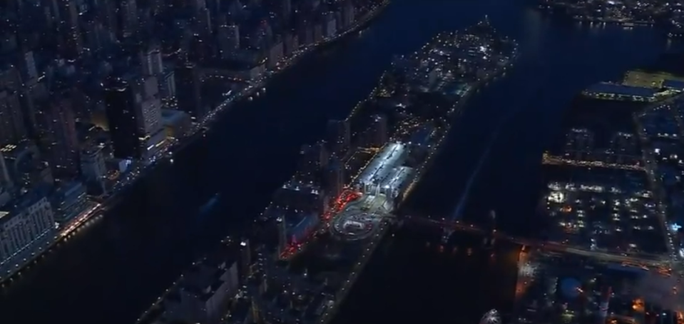 A huge presence of FDNY responders on Roosevelt Island (ABC7)