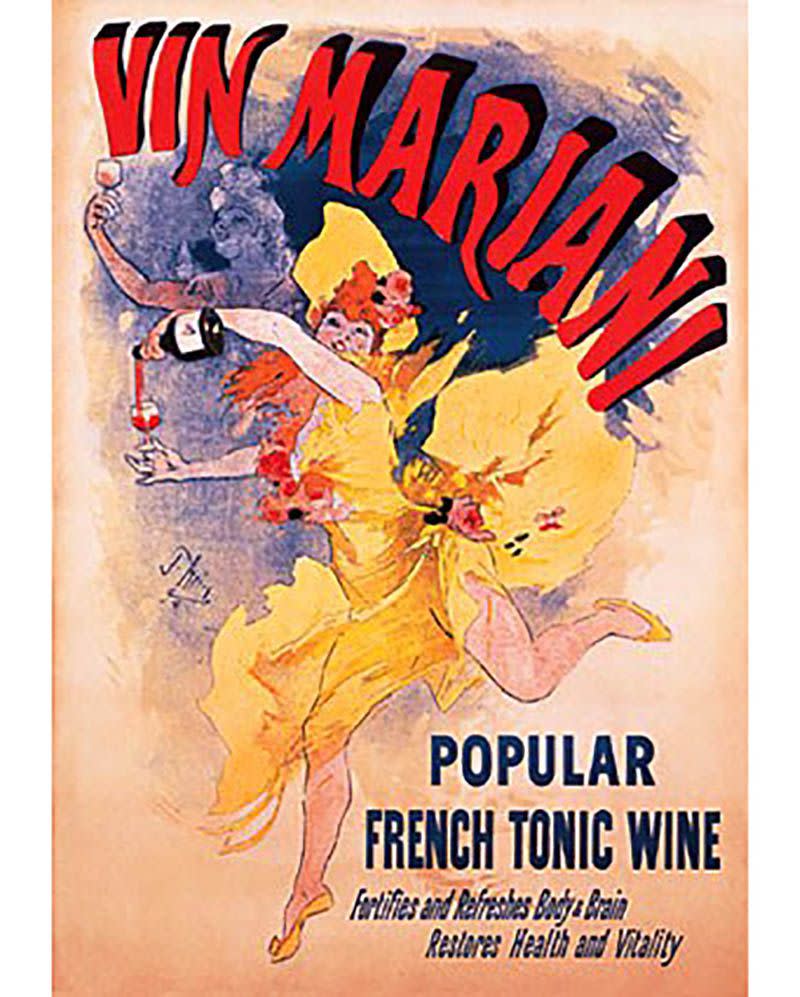 Advertising bill for the wine Mariani, lithograph of Jules Chéret, 1894