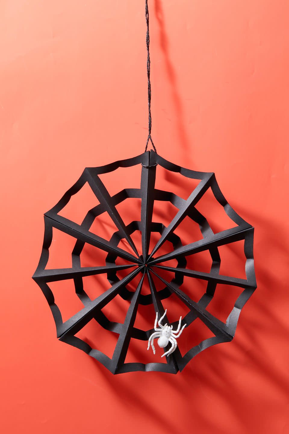 Hanging Paper Spider Web