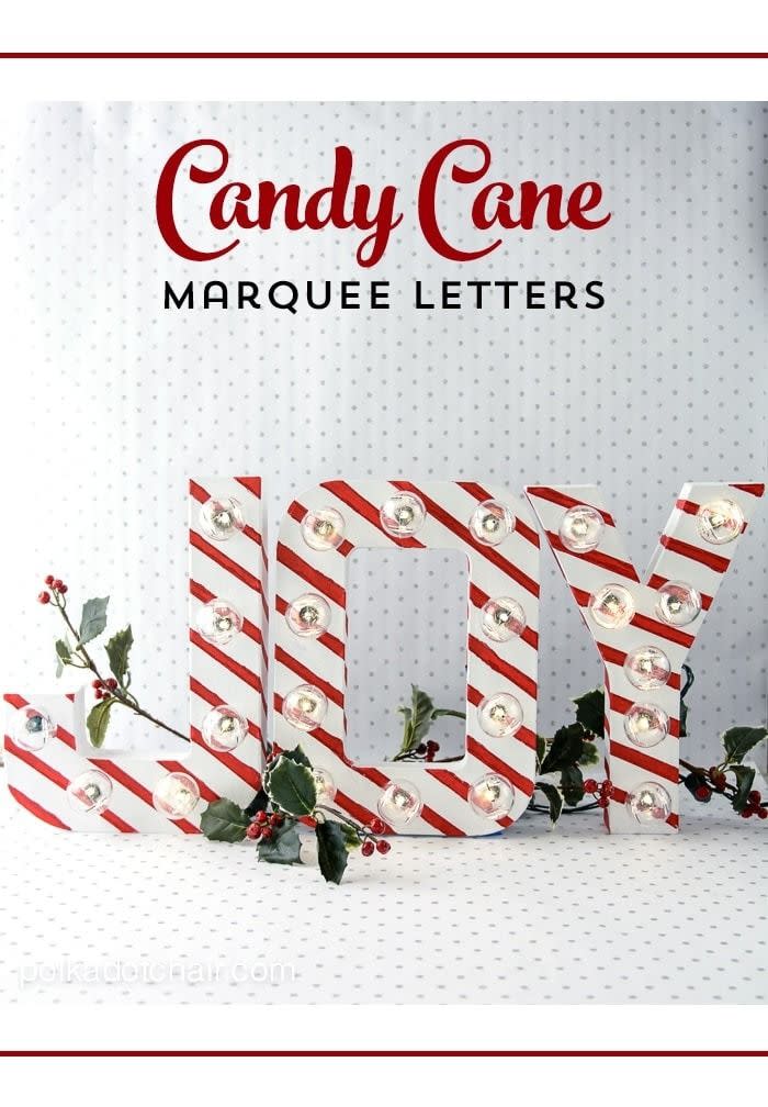 Candy Cane Marquee