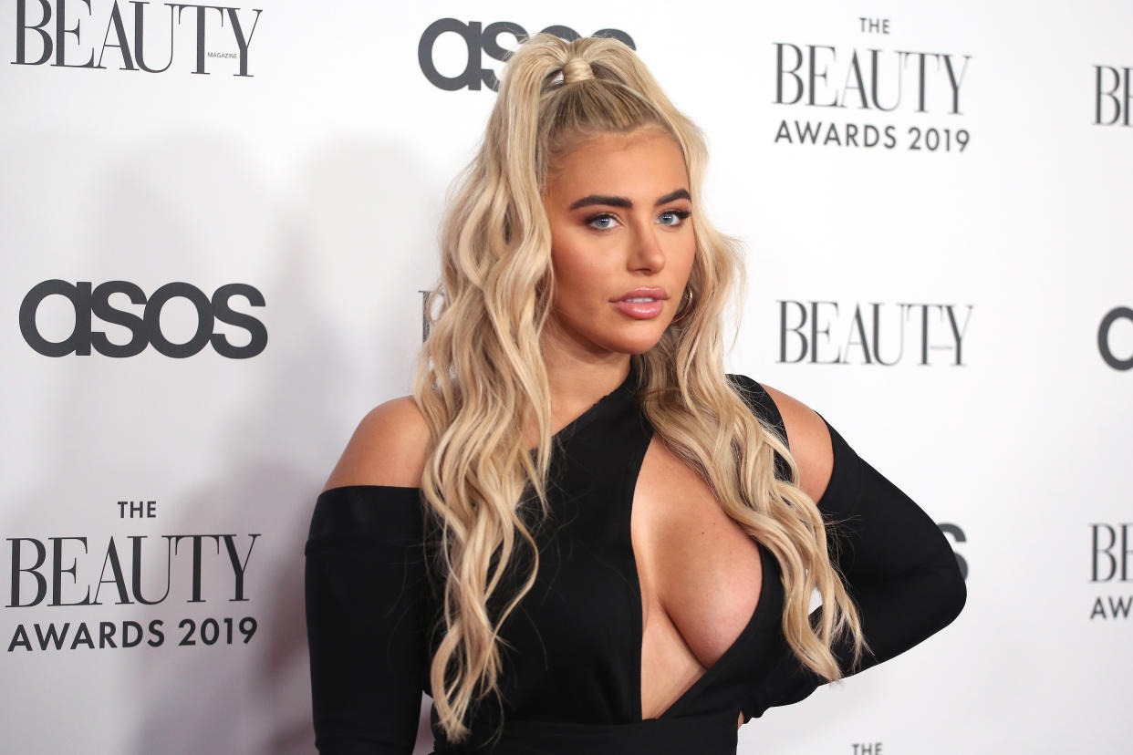 Ellie Brown attends The Beauty Awards 2019 on November 25, 2019 in London, England. (Photo by Lia Toby/Getty Images)