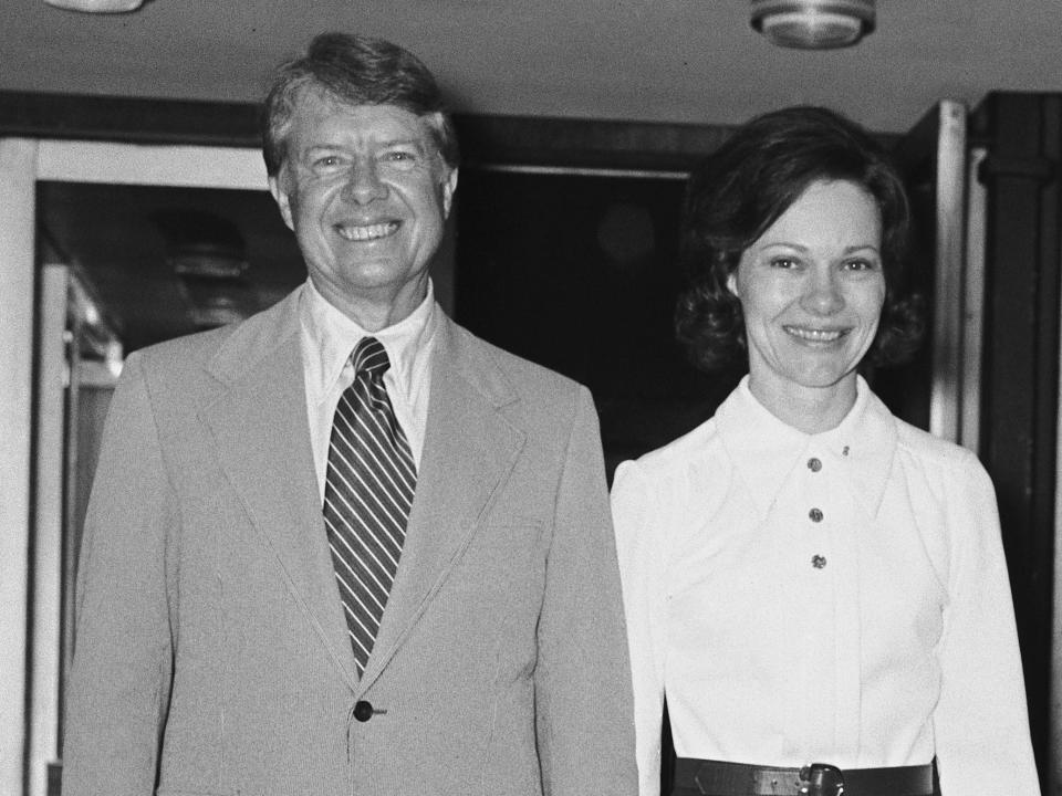 Jimmy and Rosalynn Carter in 1973.