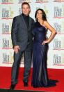 <p>Kate Ritchie dazzled at the 2009 Logies in this figure-hugging gown while posing alongside husband Stewart Webb.</p>