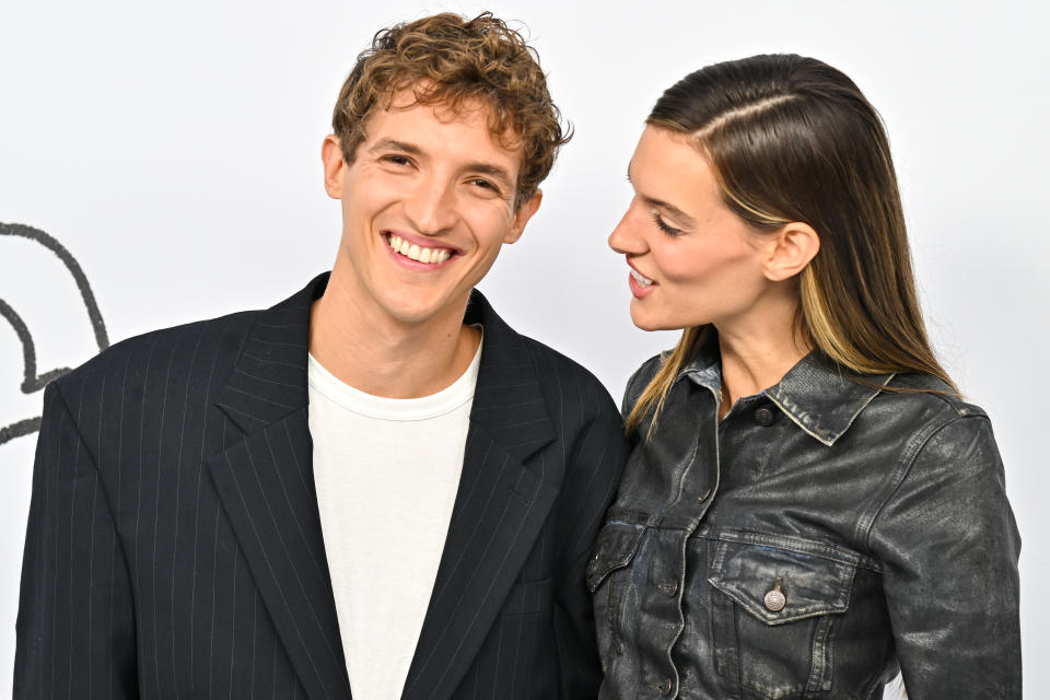 Aliocha Schneider et Charlotte Cardin (Photo by Stephane Cardinale - Corbis/Corbis via Getty Images)