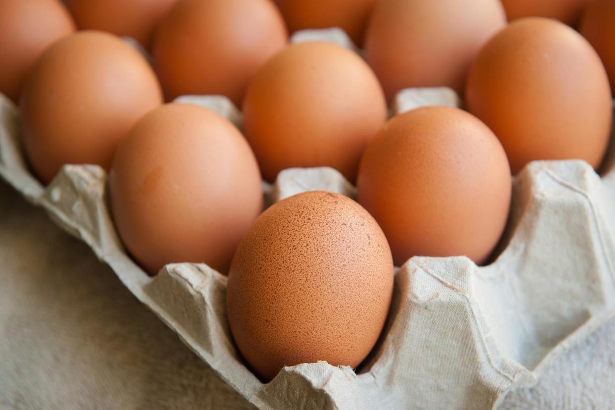 eggs in an egg container