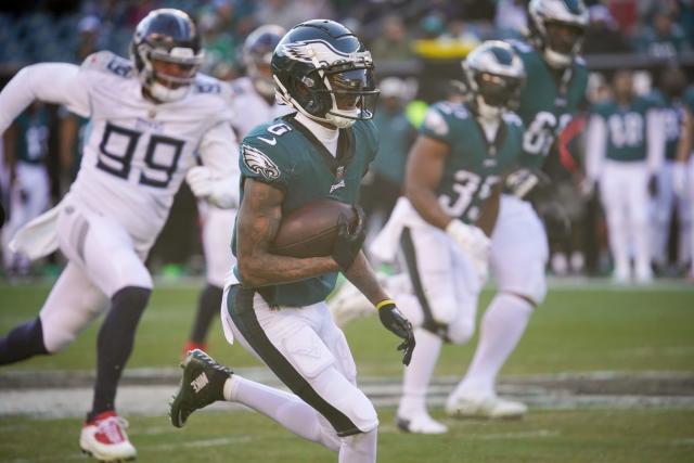 NFL_ Philadelphia''Eagles''Men DeVonta Smith #6 Miles Sanders #26