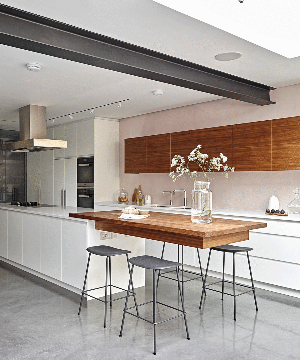 Floating kitchen island