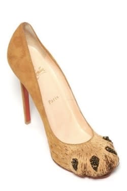 Feline-inspired high heels, courtesy of Christian Louboutin.