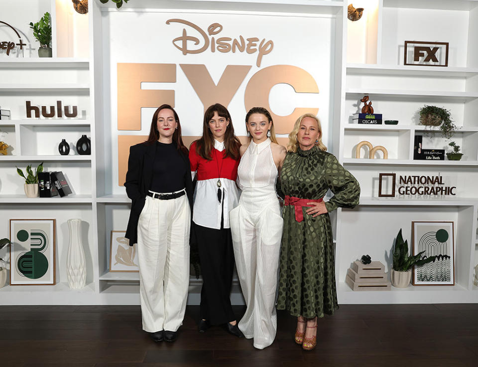 Jena Malone, Riley Keough, Joey King, and Patricia Arquette attend the Hulu Powerhouse Performances FYC panel at the Directors Guild of America on June 1, 2024 in Los Angeles, California.