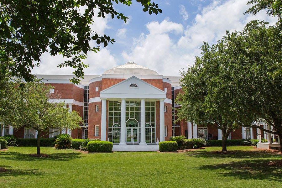 FSU College of Law's rotunda.