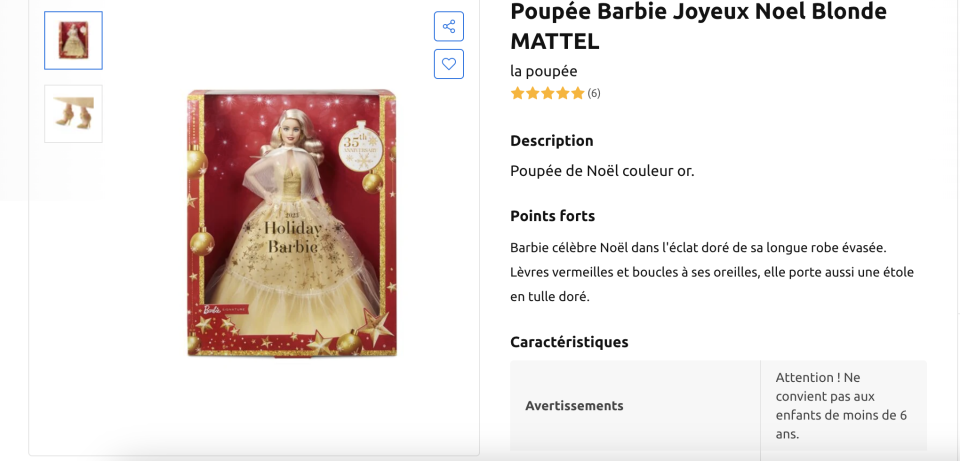 Barbie Noël 2023