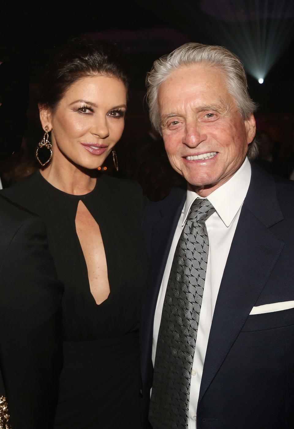 Catherine Zeta-Jones & Michael Douglas