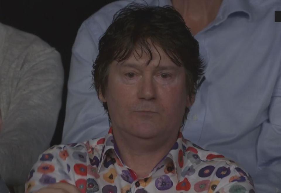The man ejected from the BBC Question Time audience (BBC)