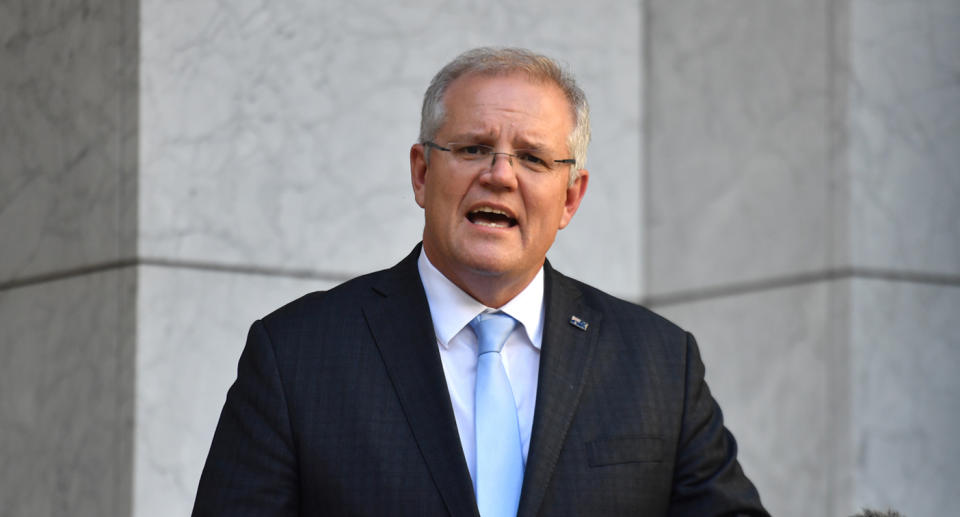 Mr Morrison has urged travellers who are unable to support themselves to head home. Source: AAP