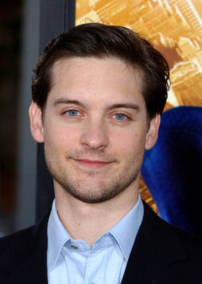 Tobey Maguire , the erstwhile Peter Parker, at the LA premiere of Columbia Pictures' Spider-Man