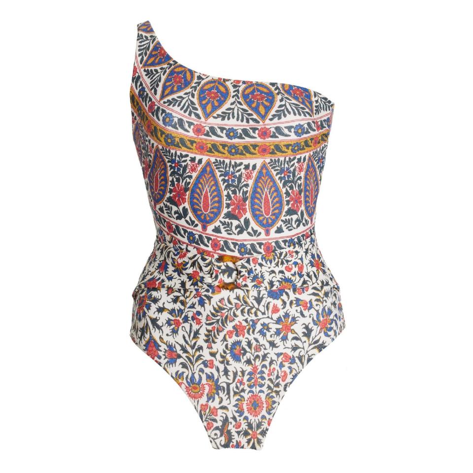 Verbena Kleio Printed One-Shoulder Swimsuit