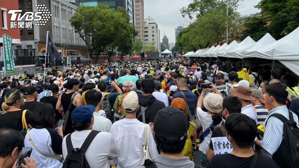 濟南路現場。(圖／沈冠勳攝)