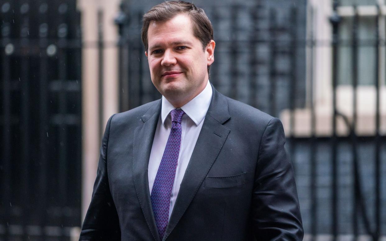 Robert Jenrick, the immigration minister, is pictured in Downing Street on March 28 - Amer Ghazzal /Shutterstock 