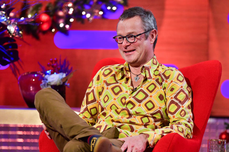 EDITORIAL USE ONLY Hugh Fearnley-Whittingstall during the filming for the Graham Norton Show at BBC Studioworks 6 Television Centre, Wood Lane, London, to be aired on BBC One on 31 December.