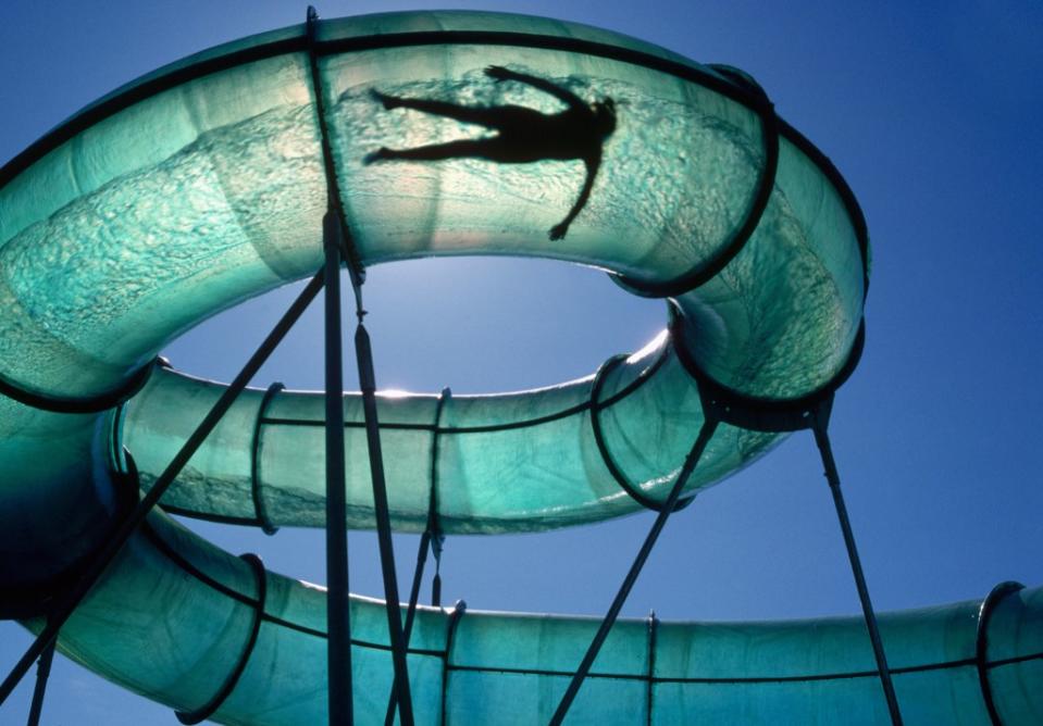 Palais Royal Waterslide via Getty Images